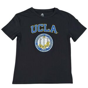 UCLA Graphic T-Shirt Black Short Sleeve Cotton Blend Team Athletics XL/14-16
